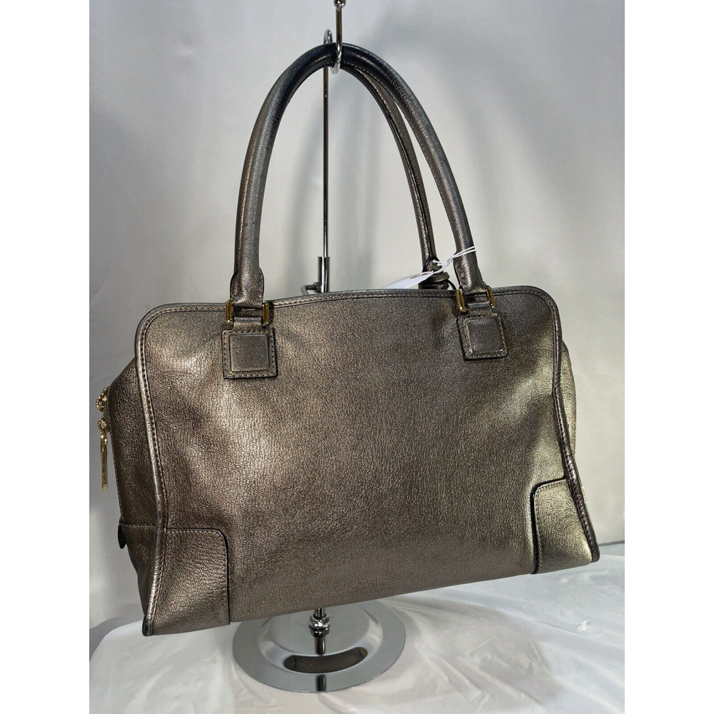 Loewe Amazona Bronze Goatskin Tote/Shoulder Handbag - Picture 4 of 9